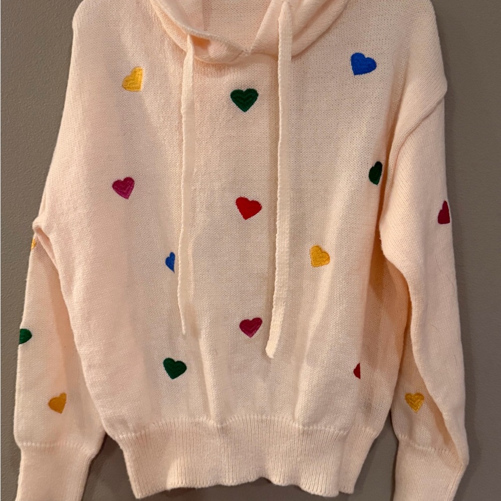 SHEIN Soft Cream Knit Sweater